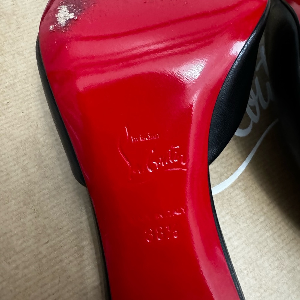 Christian Louboutin Me Dolly 85MM Leather Mules - Picture 6 of 8